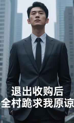 短剧《退出收购后，全村跪求我原谅》海报