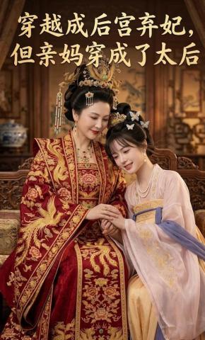 短剧《穿越成后宫弃妃，但亲妈穿成了太后》海报