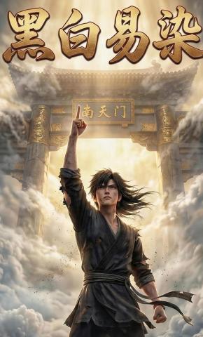 短剧《黑白易染》海报