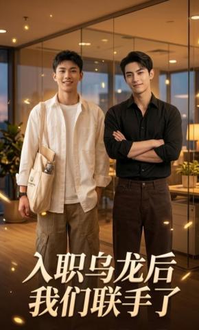 短剧《入职乌龙后，我们联手了》海报