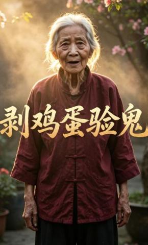 短剧《剥鸡蛋验鬼》海报