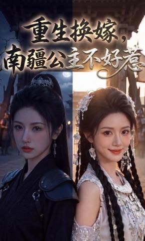 短剧《重生换嫁，南疆公主不好惹》海报