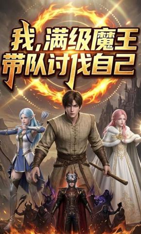 短剧《我，满级魔王带队讨伐自己》海报