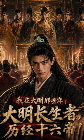 短剧《我在大明那些年：大明长生者，历经十六帝！》海报