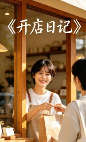短剧《开店日记》海报
