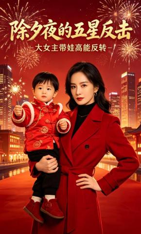 短剧《除夕夜的五星反击》海报