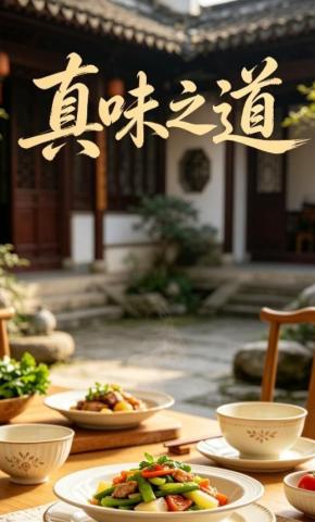 短剧《真味之道》海报