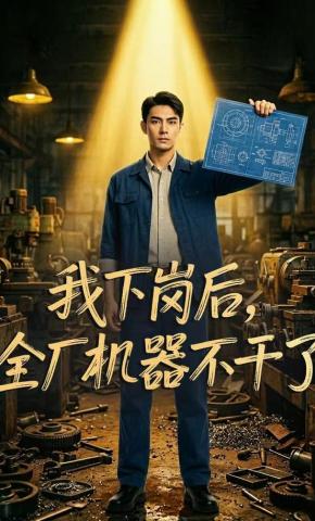 短剧《我下岗后，全厂机器不干了》海报