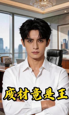 短剧《废材竟是王》海报