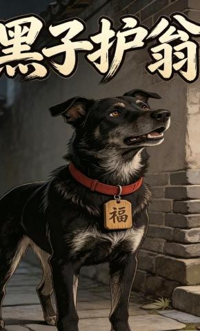 短剧《黑子护翁》海报