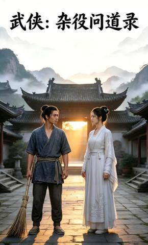 短剧《武侠：杂役问道录》海报