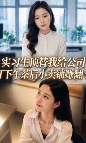 短剧《实习生顶替我给公司订下午茶后小卖铺赚翻了》海报