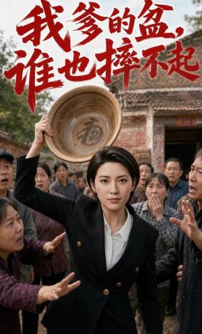 短剧《我爹的盆，谁也摔不起！》海报