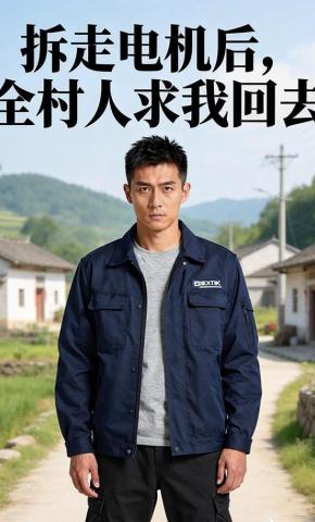 短剧《拆走电机后，全村人求我回去》海报