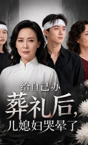 短剧《给自己办葬礼后，儿媳妇哭晕了》海报