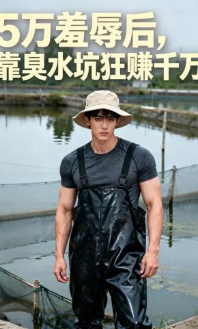 短剧《5万羞辱后，靠臭水坑狂赚千万》海报