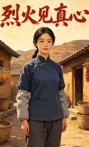 短剧《烈火见真心》海报