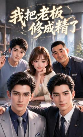 短剧《我把老板修成精了》海报