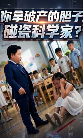 短剧《你拿破产的胆子，碰瓷科学家？》海报