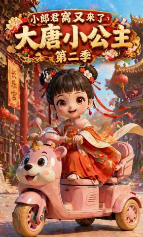 短剧《小郎君窝又来了：大唐小公主第二季》海报