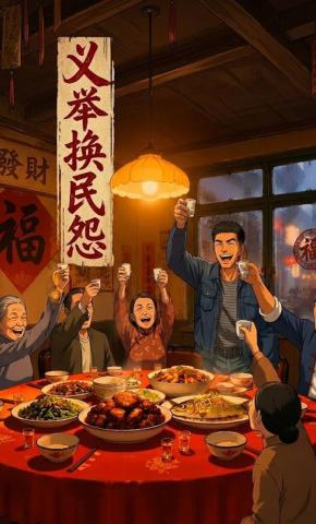 短剧《义举换民怨》海报
