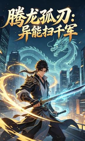 短剧《腾龙孤刃：异能扫千军》海报