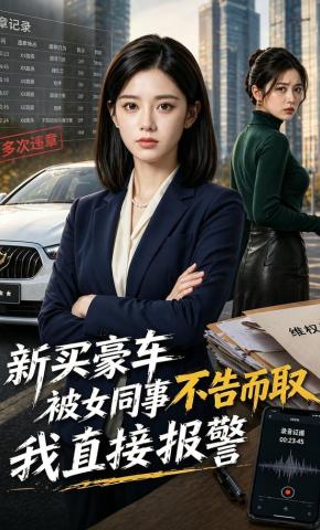 短剧《新买豪车被女同事不告而取，我直接报警》海报