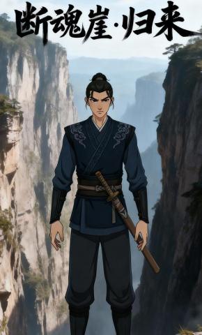 短剧断魂崖，归来海报