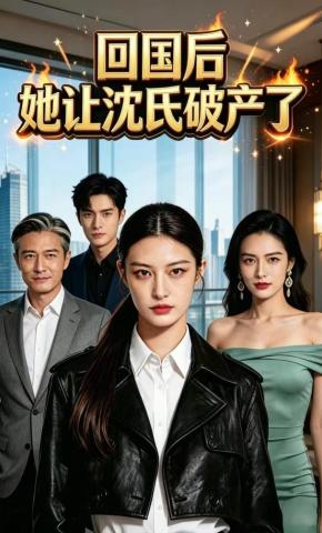 短剧《回国后，她让沈氏破产了》海报