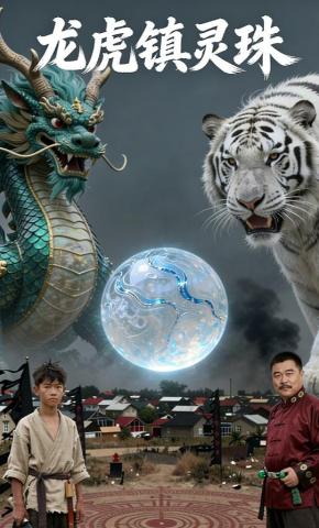 短剧《龙虎镇灵珠》海报