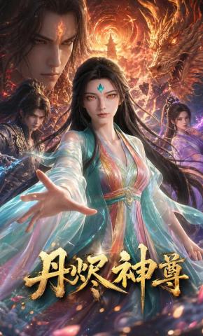 短剧《丹烬神尊》海报