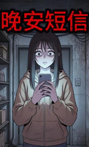 短剧《晚安短信》海报