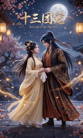 短剧《十三团宠》海报