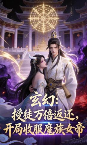 短剧《玄幻授徒返还，开局收服魔族女帝》海报