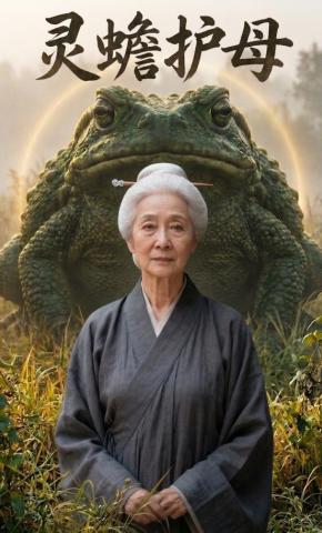 短剧《灵蟾护母》海报
