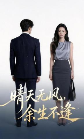 短剧《晴天无风，余生不逢》海报
