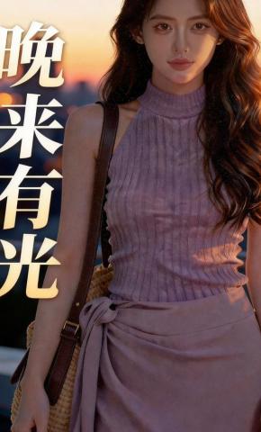 短剧《晚来有光》海报