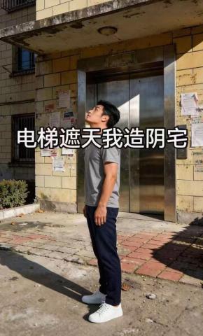短剧《电梯遮天，我造阴宅》海报