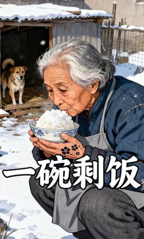 短剧《一碗剩饭》海报