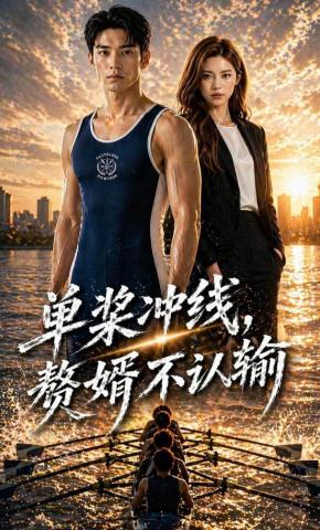 短剧《单桨冲线，赘婿不认输》海报