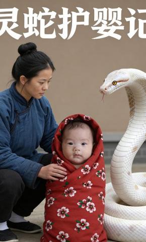 短剧《灵蛇护婴记》海报