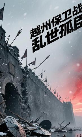 短剧《越州保卫战：乱世孤臣》海报
