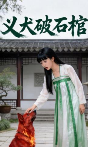短剧《义犬破石棺》海报