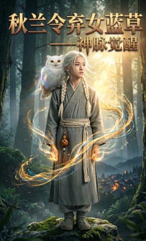 短剧《秋兰令弃女蓝草，神脉觉醒》海报