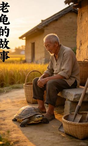 短剧《老龟的故事》海报