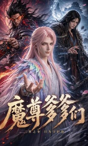 短剧《魔尊爹爹们》海报