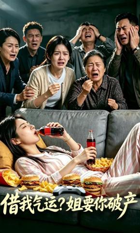 短剧《借我气运？姐要你破产》海报
