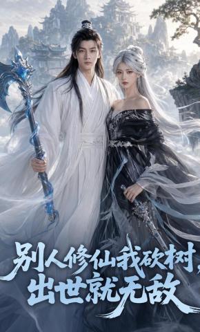 短剧《别人修仙我砍树，出世就无敌》海报