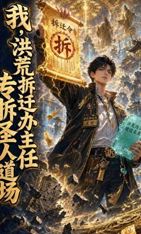 短剧《我，洪荒拆迁办主任，专拆圣人道场》海报