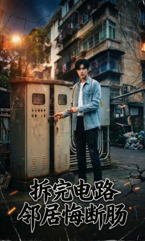 短剧《拆完电路邻居悔断肠》海报